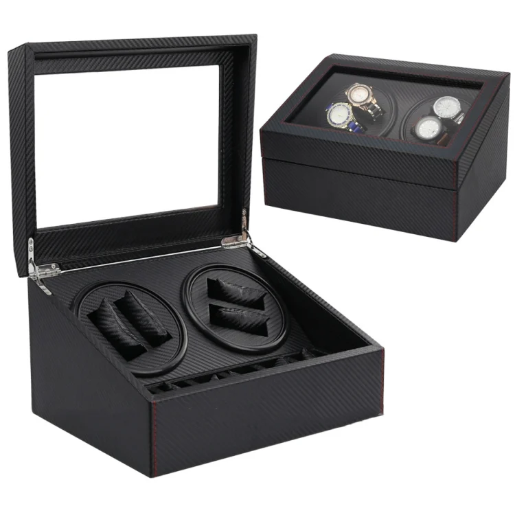 EDA00517803_2.webp Mechanical Automatic Watch Box Electric Motor Watch Shaker, US Plug - Image 3