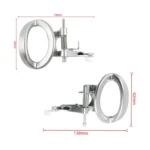 1 Pair For Dodge Nitro 2007-2011 Car Door Inside Handle 68004828AA+68004829AA - Image 5