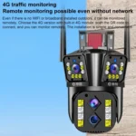 DF-3HBJ 4MP HD IP66 Waterproof Outdoor WiFi IP Camera Support Full Color Night Vision - Image 11