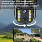 DF-3HBJ 8MP HD IP66 Waterproof Outdoor WiFi IP Camera Support Dual Light Source / Outside Lamp - Image 4