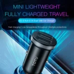TOTU CC-3 2.1A Dual USB-A Port Car Charger - Image 2