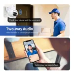 ESCAM PT304 HD 4MP Humanoid Detection Tracking WiFi Connection Sound Alarm Intelligent Night Vision H.265 Camera - Image 7