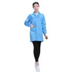 Electronic Factory Anti Static Blue Dust-free Clothing Stripe Dust-proof Clothing - Image 2