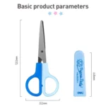 Deli 6021A Student Scissors Mini Portable Children Handmade Paper-cut Scissors - Image 2