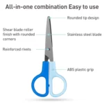 Deli 6021A Student Scissors Mini Portable Children Handmade Paper-cut Scissors - Image 3