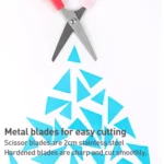 Deli 6021A Student Scissors Mini Portable Children Handmade Paper-cut Scissors - Image 4