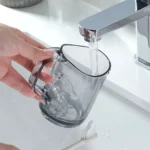 Plastic Transparent Acrylic Teeth Brushing Mouthwash Cup - Image 2
