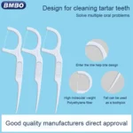 BMBO Portable Boxed Care Floss Stick Disposable Dental Care Floss Stick - Image 2