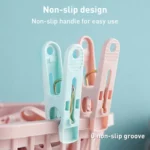 Multifunctional Clothespin Household Plastic Basket Sock Clip 30 / Box - Image 4