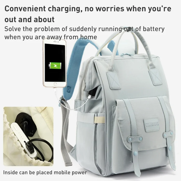 EDA0054723_B2.webp Multifunctional Mommy Bag Large Capacity Outgoing Baby Care Backpack - Image 3