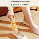 1 Pair Heated Walking Insoles Foot Warmer Patch - Image 4
