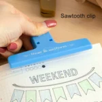 Handbook Clip Colorful Retro Plastic Clip Snack Receipt Clip - Image 4