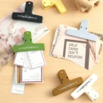 Handbook Clip Colorful Retro Plastic Clip Snack Receipt Clip - Image 5