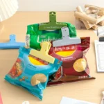 Handbook Clip Colorful Retro Plastic Clip Snack Receipt Clip - Image 7