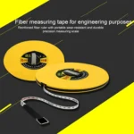Jianda Fiber Leather Tape Measure Disc-shaped Hand-operated Soft Ruler Construction Site Measurement Ruler - Image 3