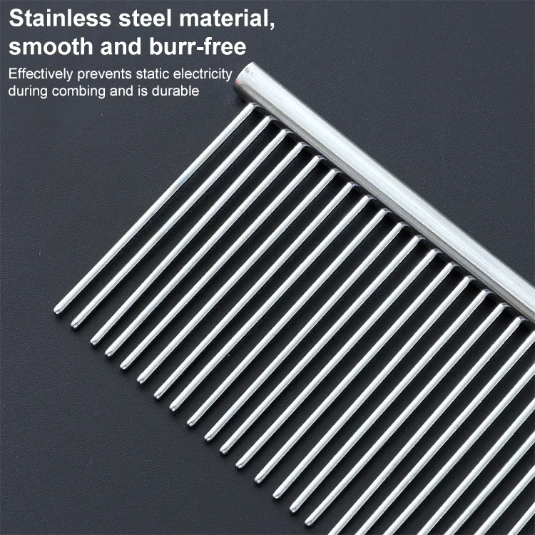 EDA005546901_2.webp Pet Beauty Comb Double Density Toothed Comb Fluffy Hair - Image 3