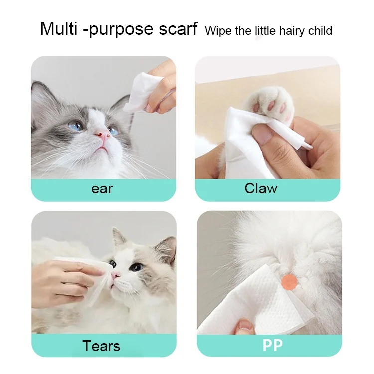 EDA005560901_4.webp Pet Cleaning Wet Wipes for Cat Dog Cleaning Body - Image 5
