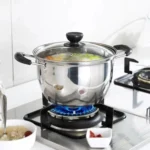 26cm Stainless Steel Thickened Soup Pot Small Stew Pot Induction Gas Stove Universal Pots - Image 3