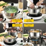 26cm Stainless Steel Thickened Soup Pot Small Stew Pot Induction Gas Stove Universal Pots - Image 7