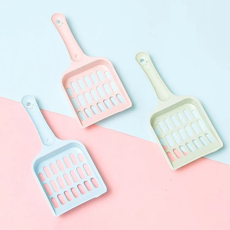 EDA005566901A_1.webp Small Size Cat Litter Shovel Hollow Tofu Cat Litter Cleaning Tool 19cm - Image 2