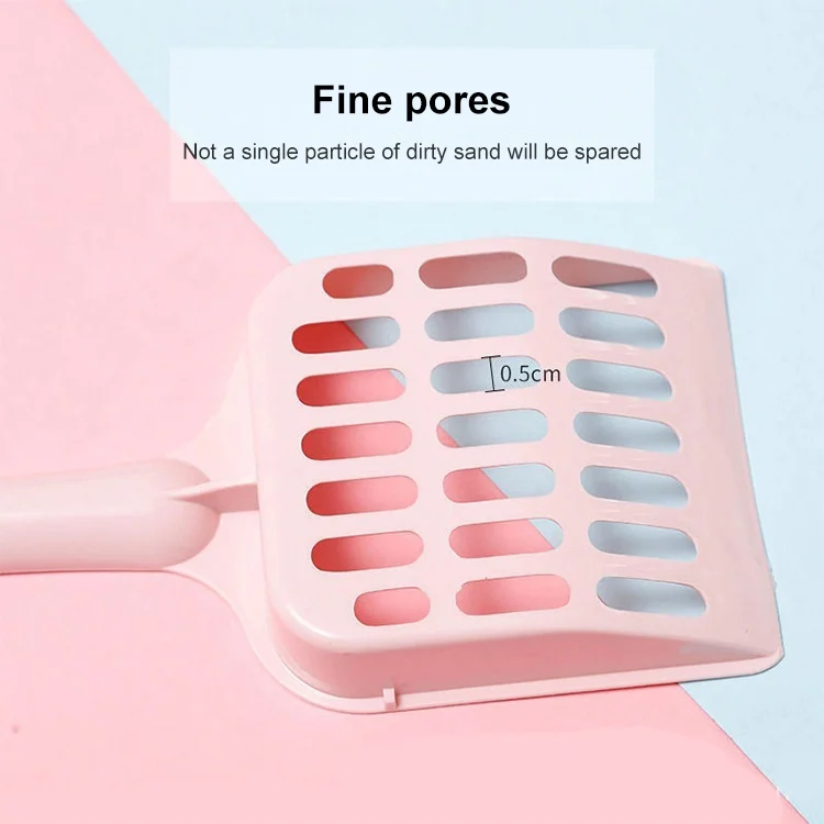 EDA005566901A_3.webp Small Size Cat Litter Shovel Hollow Tofu Cat Litter Cleaning Tool 19cm - Image 4