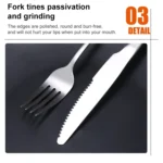 Stainless Steel Knife Fork Western Tableware - Image 5