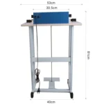 Pedal Type Sealing Machine Heat Shrinkable Film Cutting Machine Plastic Bag Sealer, EU Plug - Image 3