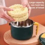 304 Stainless Steel Instant Noodle Bowl Student Lunch Box - Image 2