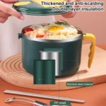 304 Stainless Steel Instant Noodle Bowl Student Lunch Box - Image 5