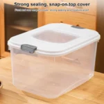 Pull-top Rice Bucket Sealed Insect-proof and Moisture-proof Food Storage Box, Random Color Delivery - Image 4