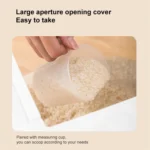 Pull-top Rice Bucket Sealed Insect-proof and Moisture-proof Food Storage Box, Random Color Delivery - Image 6