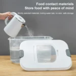 Pull-top Rice Bucket Sealed Insect-proof and Moisture-proof Food Storage Box, Random Color Delivery - Image 7