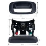 Car Tailgate Handle Set 15997911+15228541 for Chevrolet - Image 6
