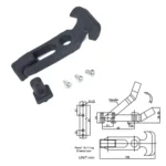 Rubber T Handle Toolbox Lock for Cooler / Golf cart / Off-road Vehicle - Image 5