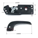 Car Right Side Door Handle Repair Kit 20833606 for Chevrolet - Image 6