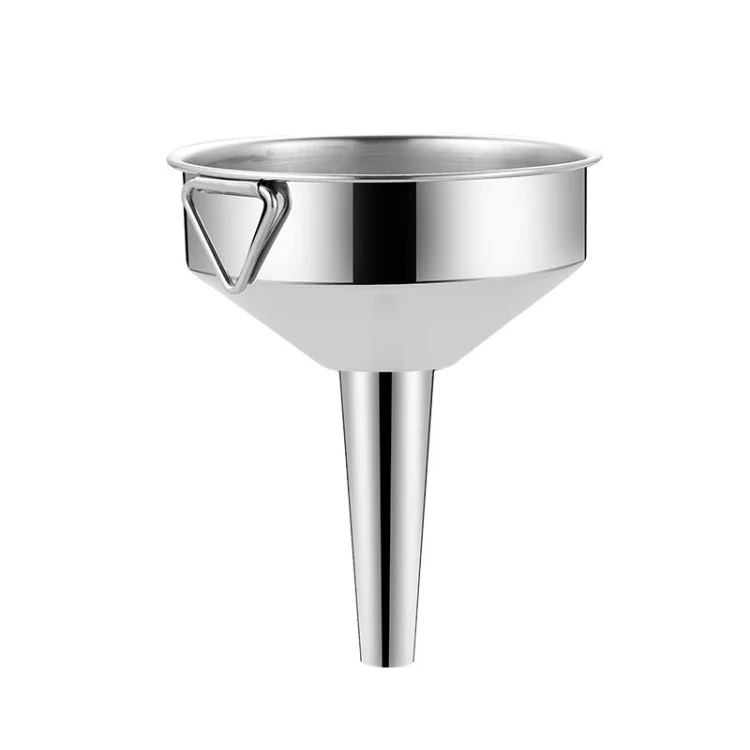 EDA005616201.webp Stainless Steel Conical Small Funnel Oil Leak Wine Leak Kitchen Oil Pourer - Image 1