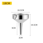 Stainless Steel Conical Small Funnel Oil Leak Wine Leak Kitchen Oil Pourer - Image 2