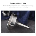 Stainless Steel Conical Small Funnel Oil Leak Wine Leak Kitchen Oil Pourer - Image 4