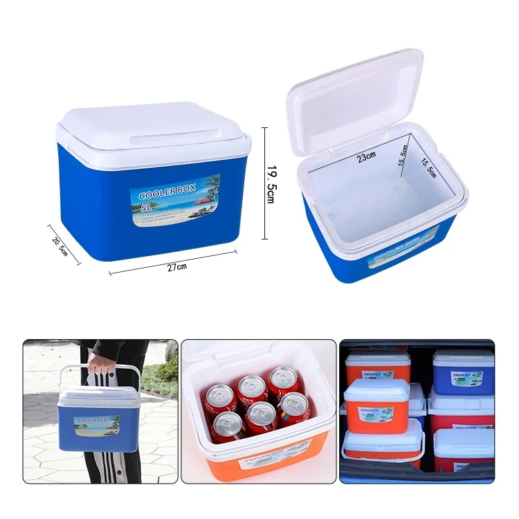 EDA005618701_1.webp Portable Car Outdoor Ice Bucket Cooler mini Refrigerator - Image 2