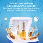 Portable Car Outdoor Ice Bucket Cooler mini Refrigerator - Image 3