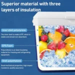 Portable Car Outdoor Ice Bucket Cooler mini Refrigerator - Image 5