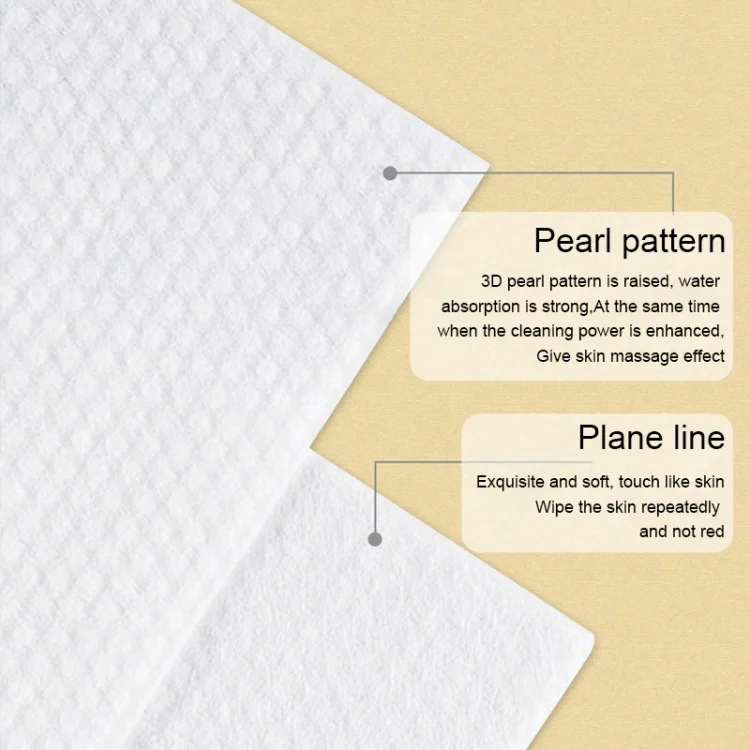 EDA005627101_1.webp Baby Cotton Soft Towel Wet & Dry Dual Use Disposable Face Towel - Image 2