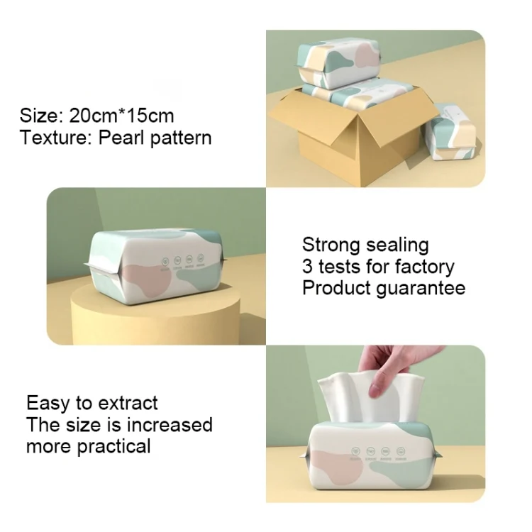 EDA005627101_5.webp Baby Cotton Soft Towel Wet & Dry Dual Use Disposable Face Towel - Image 6