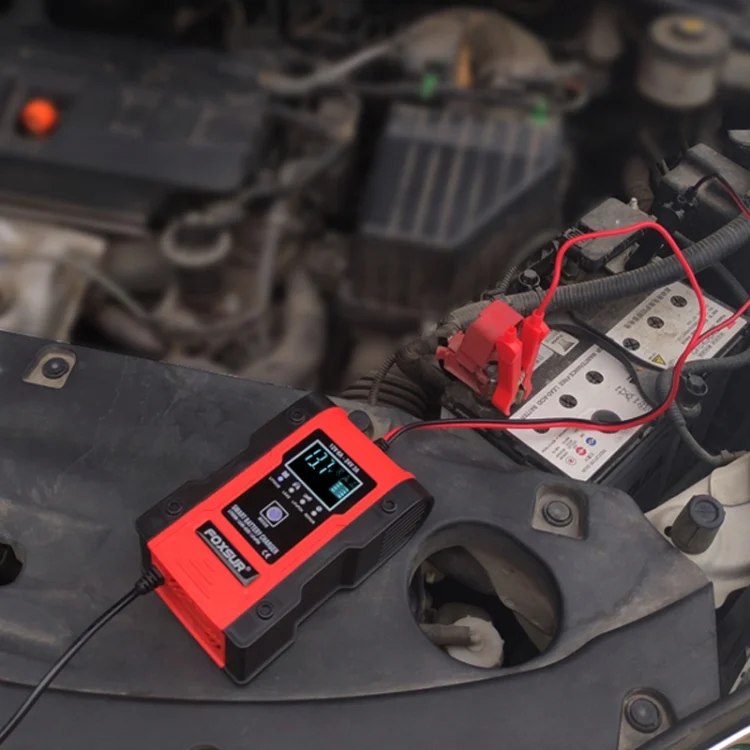 EDA00562901A_7.webp FOXSUR 12V-24V Car Motorcycle Repair Battery Charger AGM Charger - Image 8