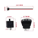 CP-4308 ATV UTV Turn Signal Fault Light Horn Wiring Harness Kit - Image 5