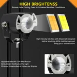 S19 IP68 Waterproof Motorcycle Spotlight - Image 3