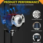 S19 IP68 Waterproof Motorcycle Spotlight - Image 5