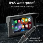B5350 Motorcycles Portable MP5 Waterproof IP65 5 inch Wireless Carplay GPS Navigator - Image 5