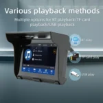 B5350 Motorcycles Portable MP5 Waterproof IP65 5 inch Wireless Carplay GPS Navigator - Image 6