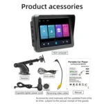 B5570 SunShade Style Car MP5 Player 7 inch Wireless CarPlay, Support Mobile Phone Interconnection - Image 10